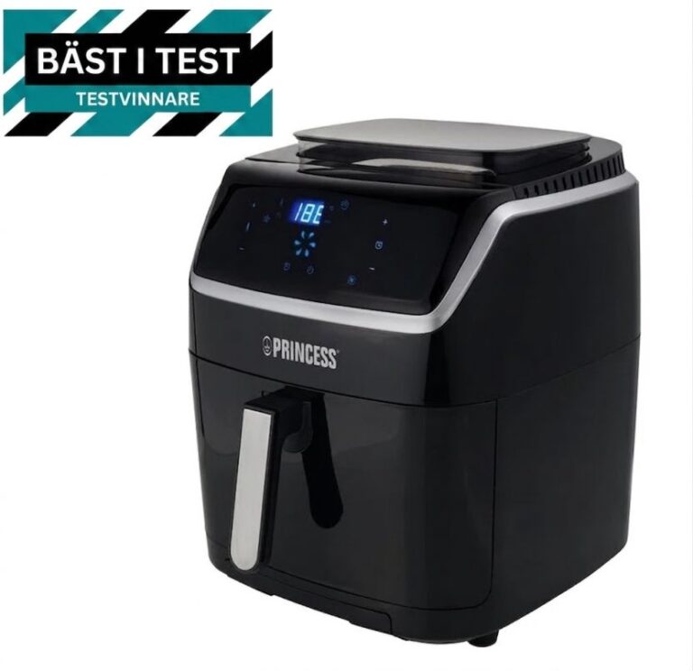 Princess Steam airfryer 6,5 liter bäst i test